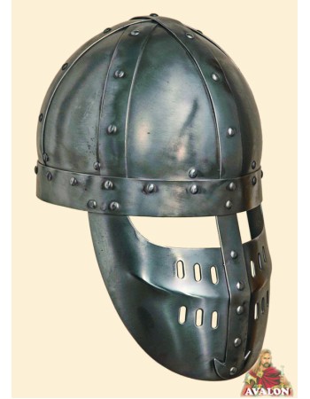Casque Spangenhelm - Casque médiévale à faciale