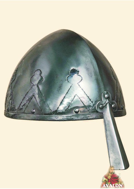 Casque Médiéval - Cervelière à Nasal