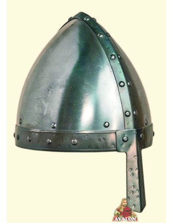Casque Médiéval - Casque Conique à Nasal