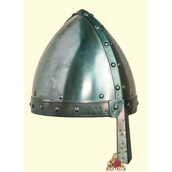 Casque Médiéval - Casque Conique à Nasal