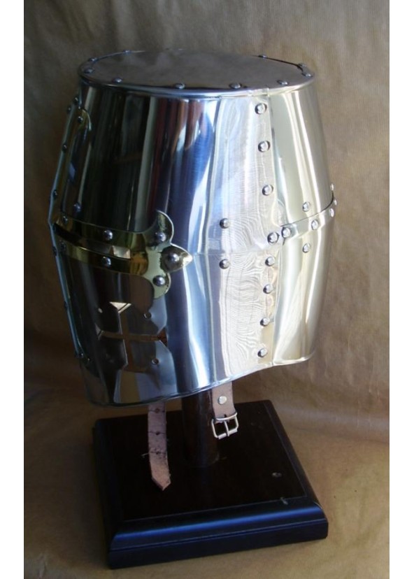 Casque Templier - acier inoxydable