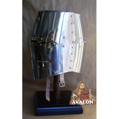 Casque Templier - acier inoxydable