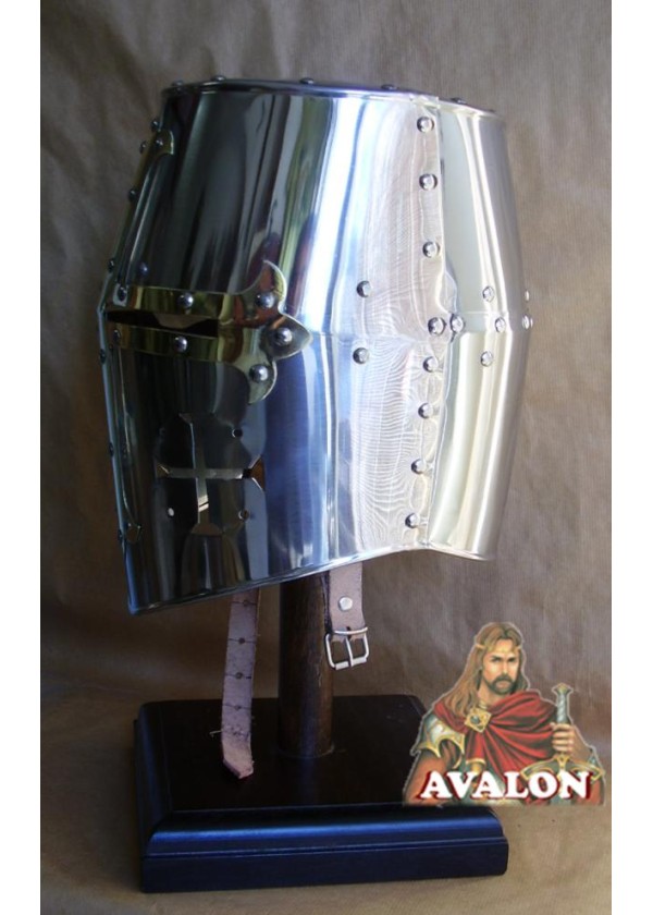 Casque Templier - acier inoxydable