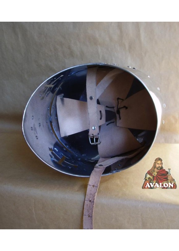 Casque Templier - acier inoxydable