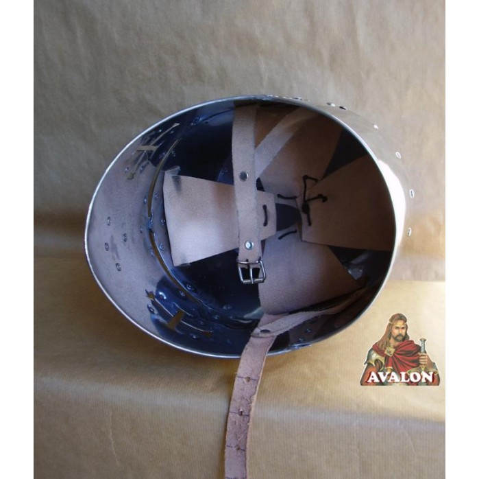 Casque Templier - acier inoxydable