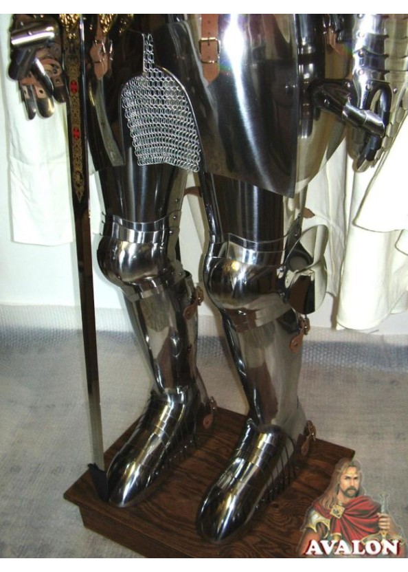 Armure Templier Fonctionnelle en acier inoxydable