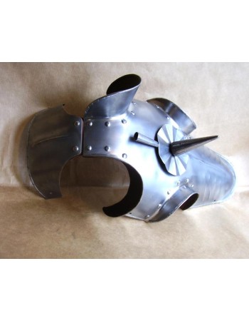 Chamfron, Armure de cheval médiéval