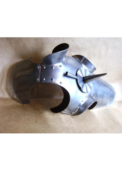 Chamfron, Armure de cheval médiéval