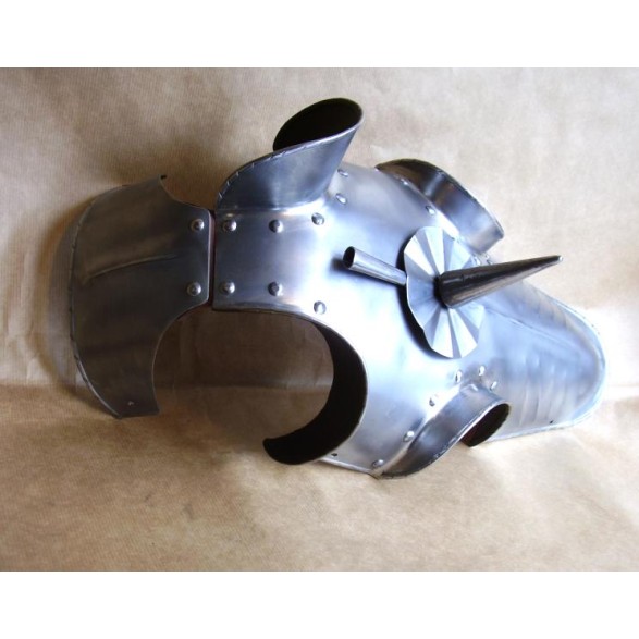 Chamfron, Armure de cheval médiéval