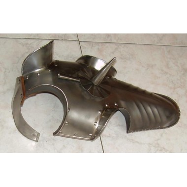 Chamfron, Armure de cheval médiéval