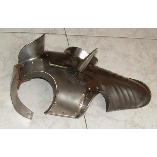 Chamfron, Armure de cheval médiéval