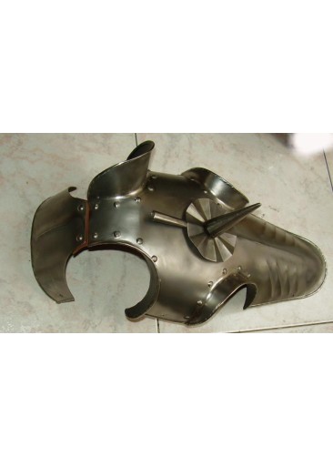 Chamfron, Armure de cheval médiéval