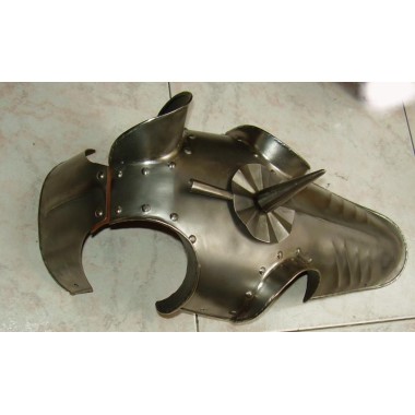 Chamfron, Armure de cheval médiéval