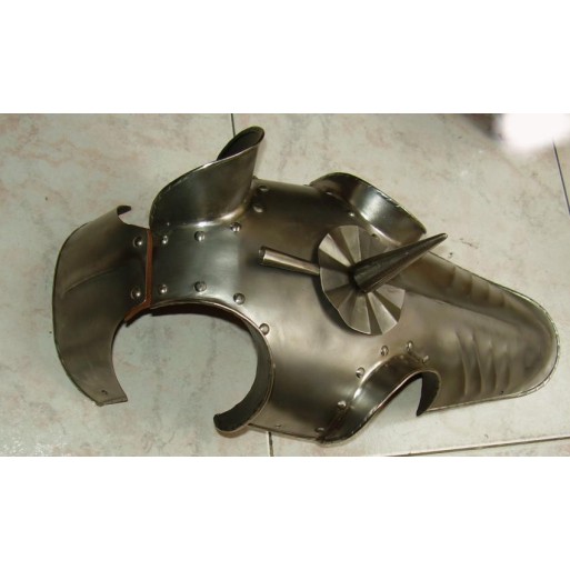 Chamfron, Armure de cheval médiéval