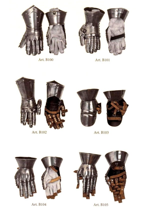 Gantelets Médiévaux