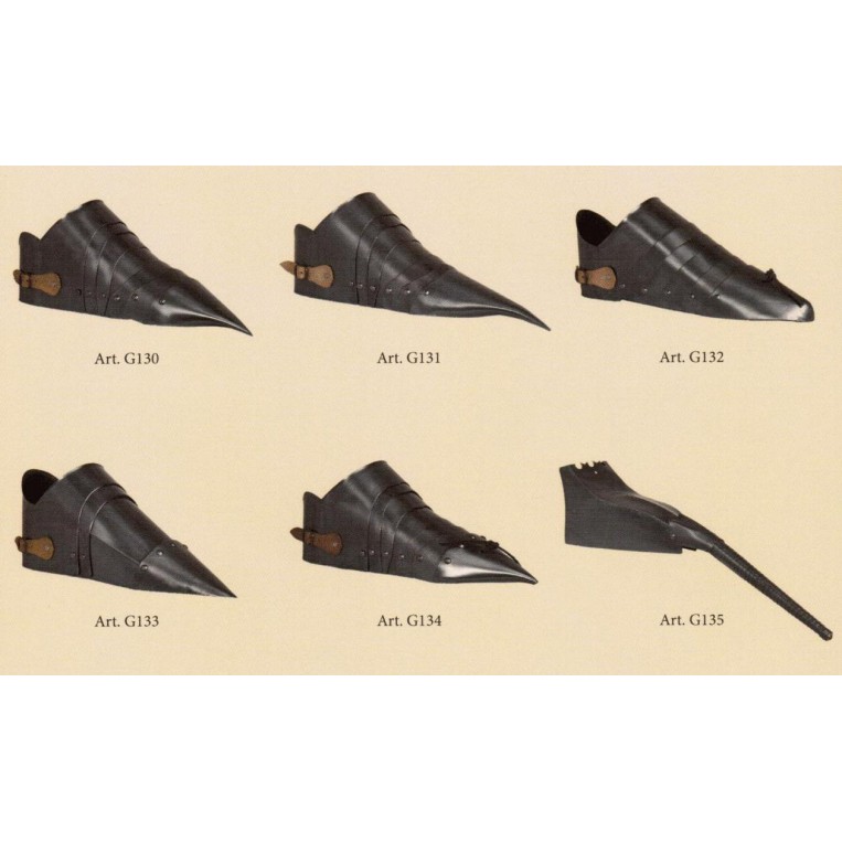 Sabatons médiévaux articulés