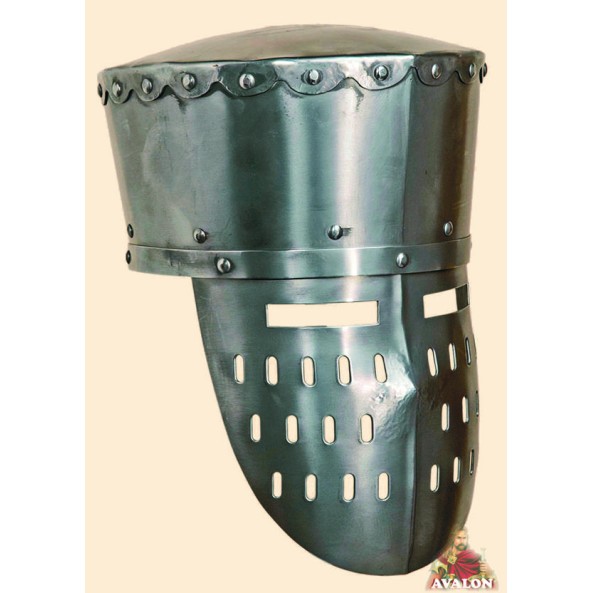 Heaume à Timbre Plat - Casque Cylindrique