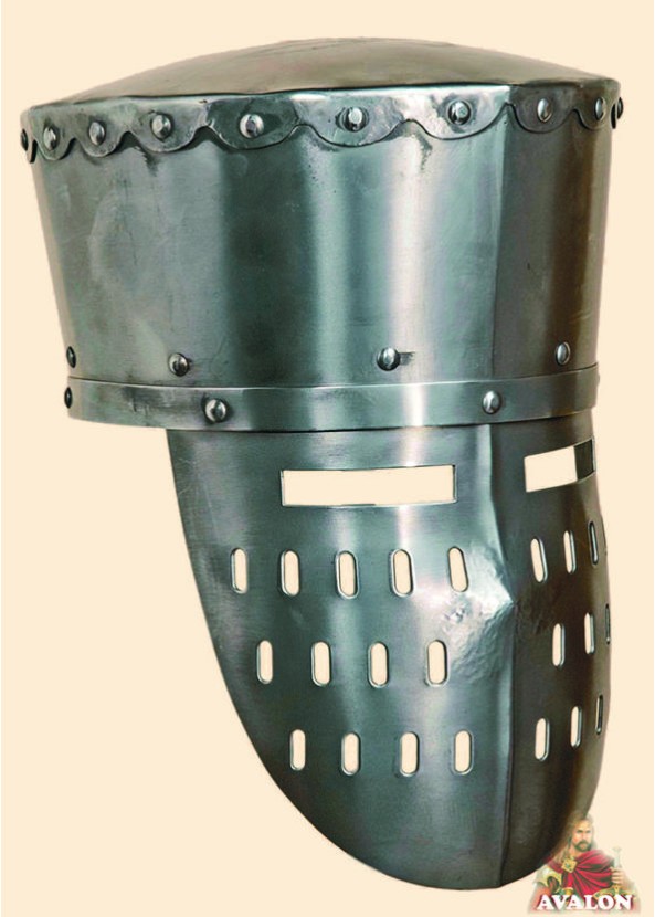 Heaume à Timbre Plat - Casque Cylindrique
