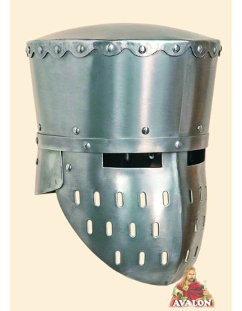 Heaume à Timbre Plat - Casque Cylindrique