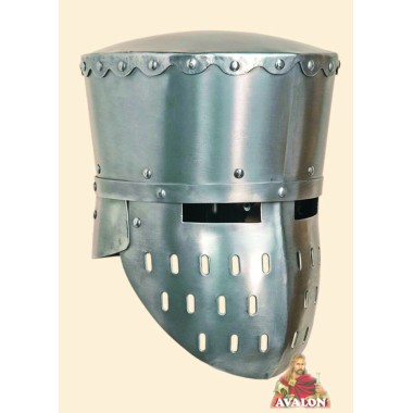 Heaume à Timbre Plat - Casque Cylindrique