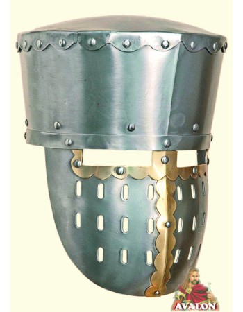Heaume de Croisé - Heaume à Timbre Plat