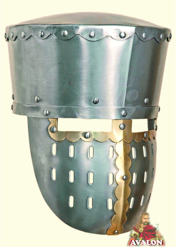 Heaume de Croisé - Heaume à Timbre Plat