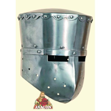 Heaume de Croisé - Heaume à timbre Plat
