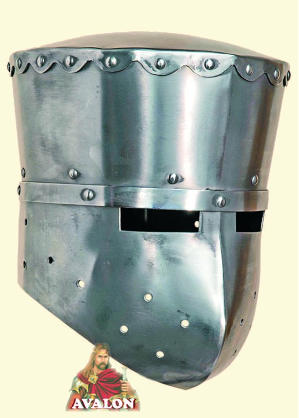 Heaume de Croisé - Heaume à timbre Plat