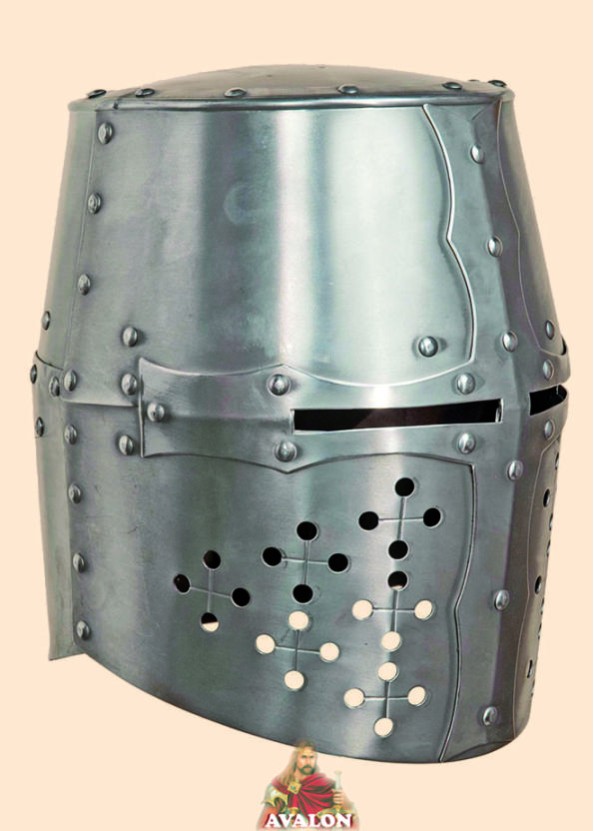Grand Heaume Médiéval - Casque de Croisé