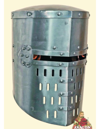 Casque Croisé - Grand Heaume Médiéval 