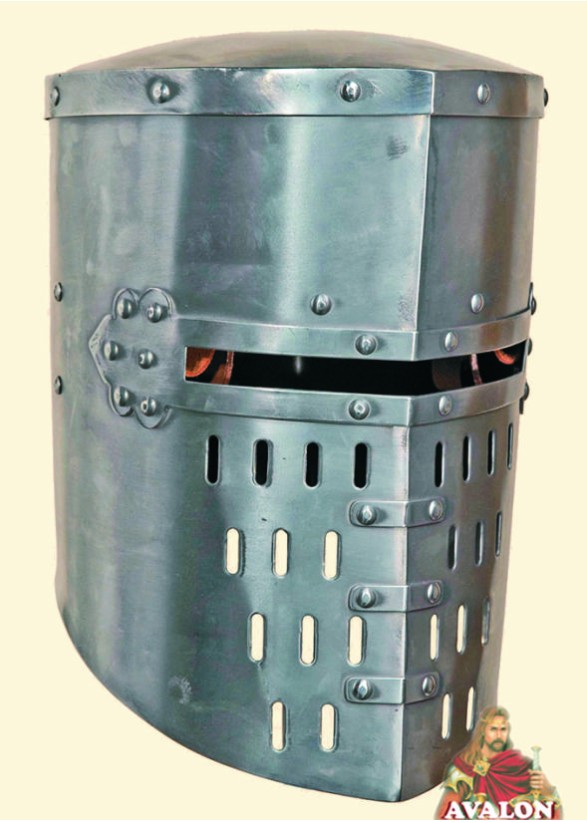 Casque Croisé - Grand Heaume Médiéval 