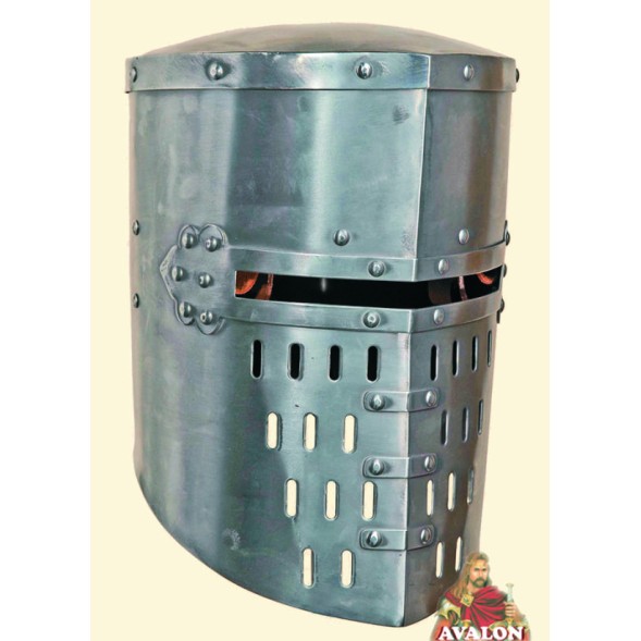 Casque Croisé - Grand Heaume Médiéval 