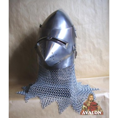 Casque Bassinet Médiéval à bec