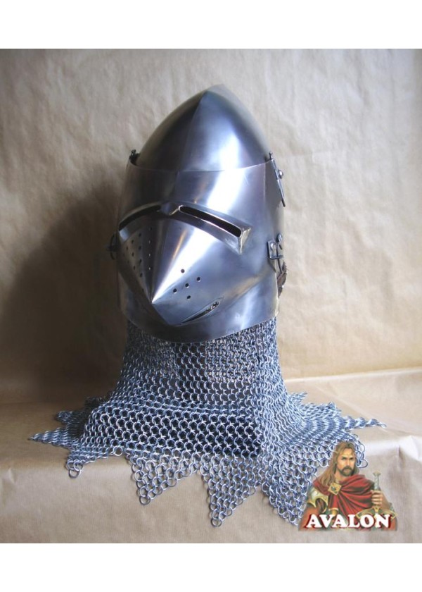 Casque Bassinet Médiéval à bec