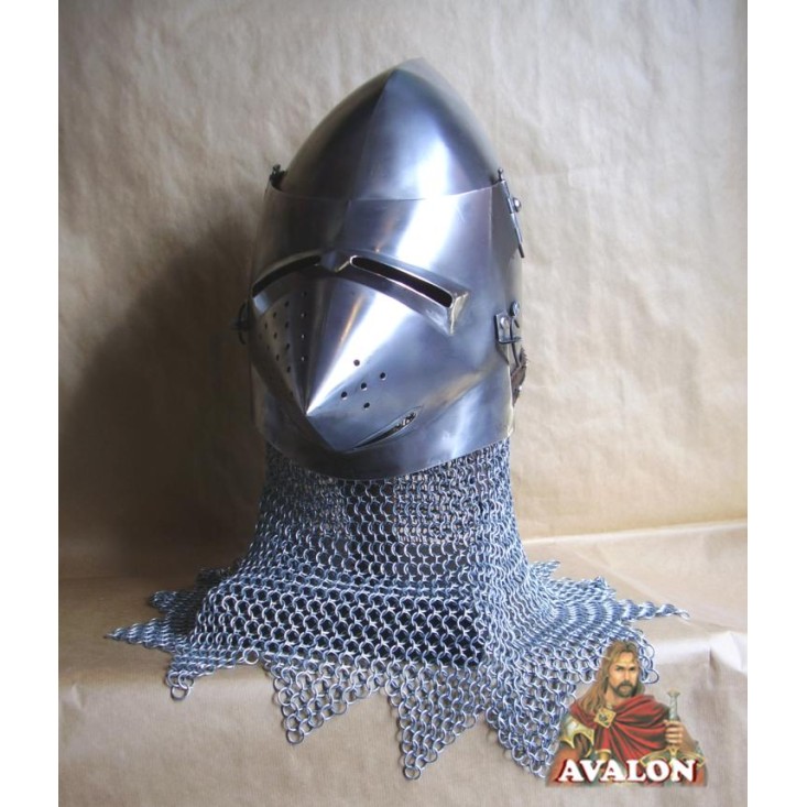 Casque Bassinet Médiéval à bec