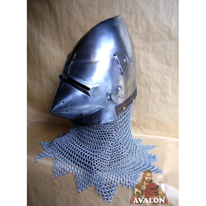 Casque Bassinet Médiéval à bec