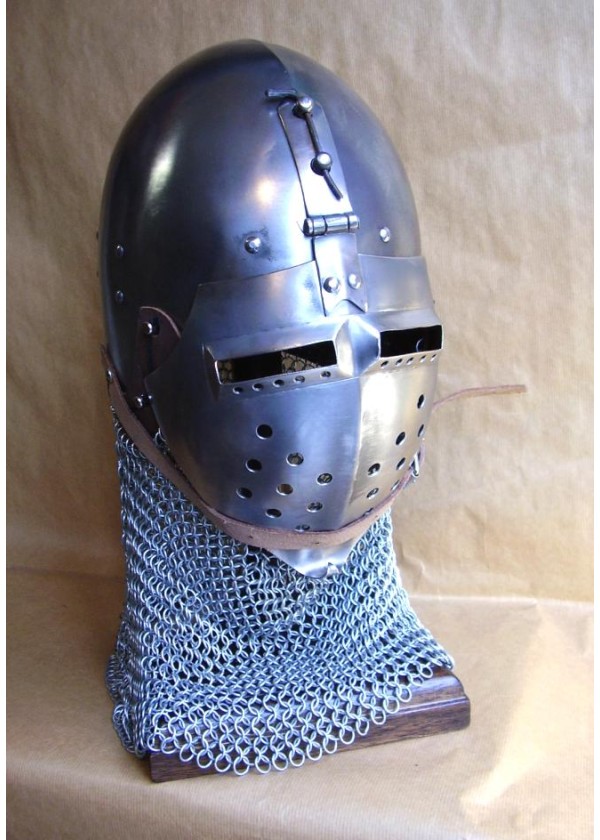 Casque Bassinet Klappvisor - Casque de Combat