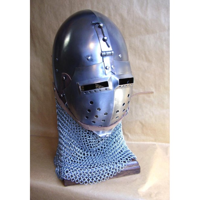 Casque Bassinet Klappvisor - Casque de Combat