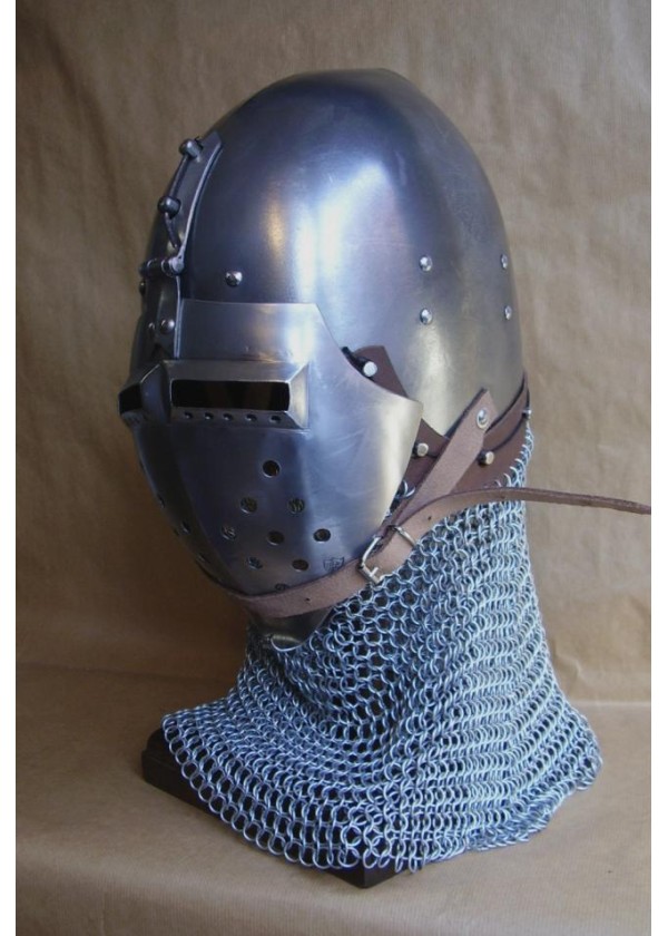 Casque Bassinet Klappvisor - Casque de Combat