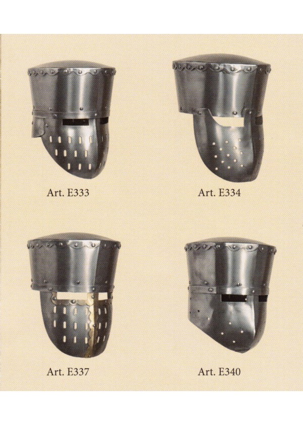 Heaume de Croisé - Heaume à Timbre Plat