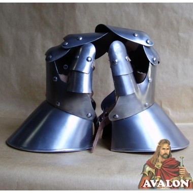 Mitons d'armure médiévaux