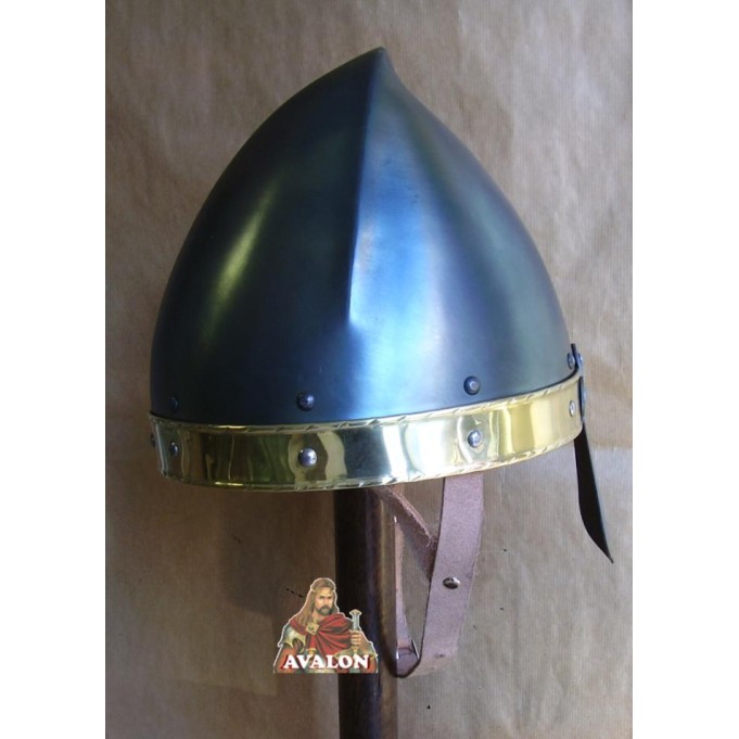 Casque Viking Conique à Nasal