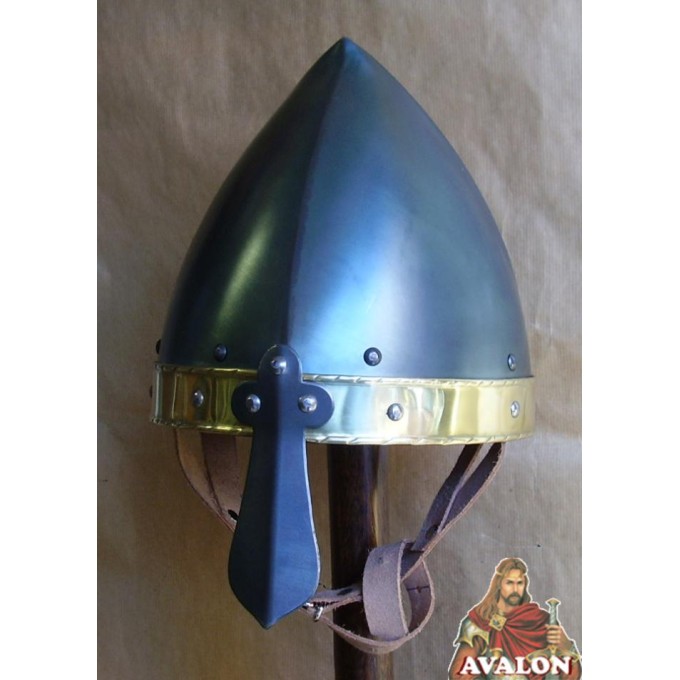 Casque Viking Conique à Nasal