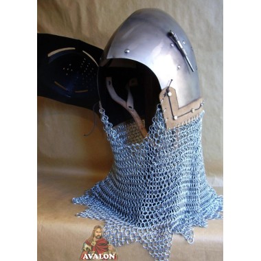 Casque Bassinet Médiéval à bec