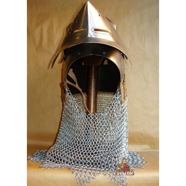 Casque Bassinet Médiéval à bec