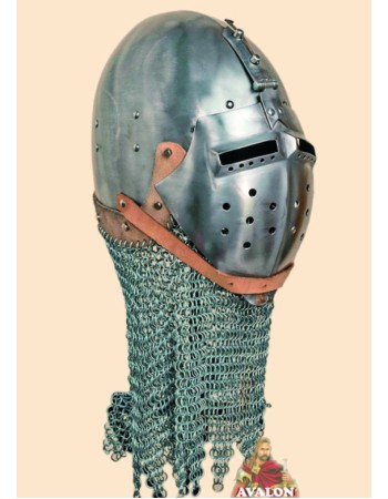 Casque Bassinet Klappvisor - Casque de Combat