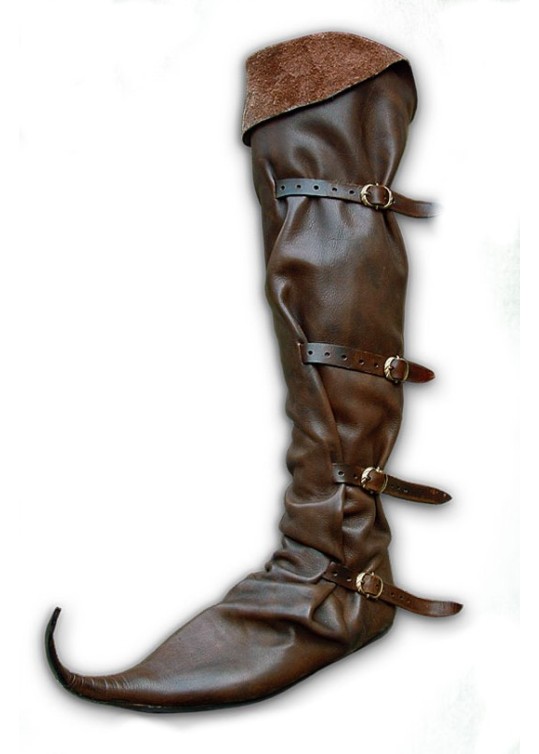 Bottes médiévales hautes