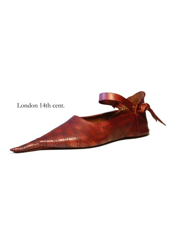 Poulaine Chaussures médiévale 