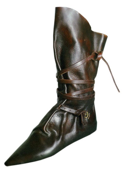 Bottes médiéval cheval genou