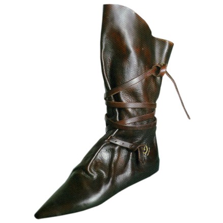 Bottes médiéval cheval genou